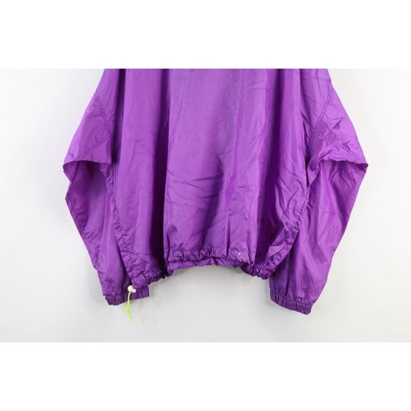 Vintage 90s Columbia Mens Size XL Distressed Spell Out Half Zip Pullover Jacket - Picture 10 of 10